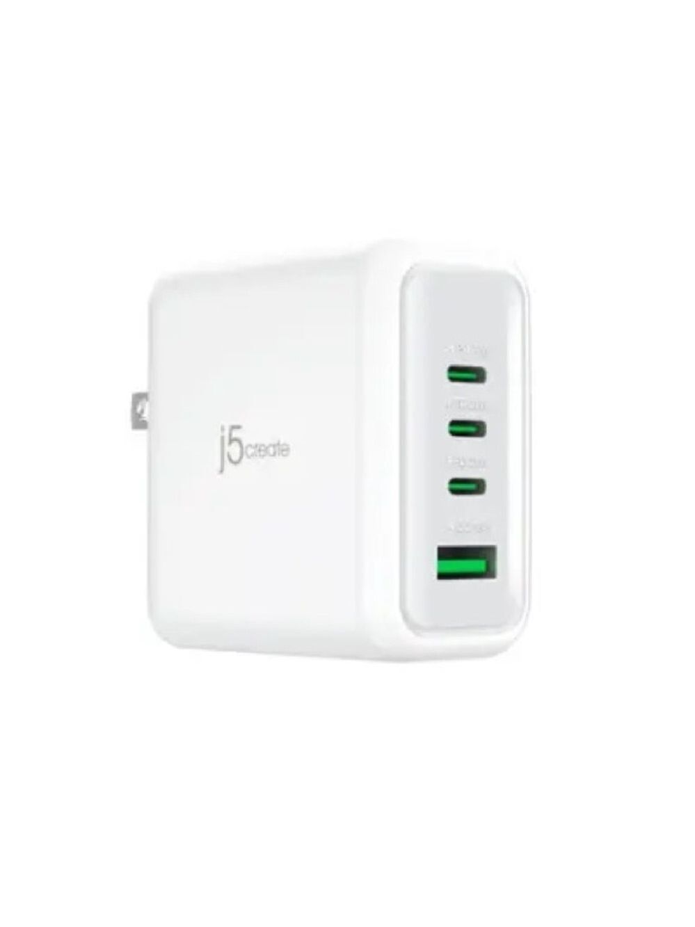 j5create - 70W GaN USB-C 4-Port Charger - White